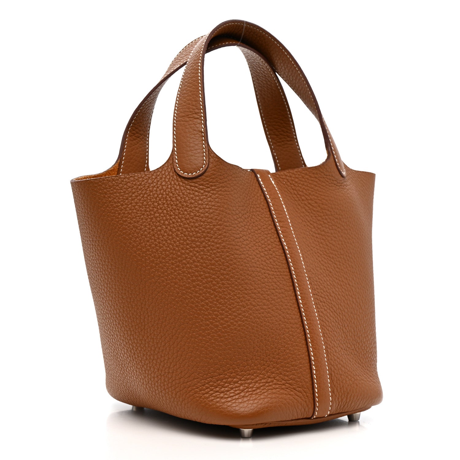 Hermes Taurillon Clemence Picotin Lock 18 PM Gold 3 of 11