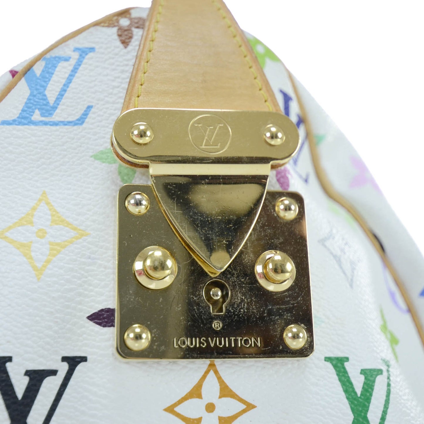 Monogram Multicolor Speedy 30 White