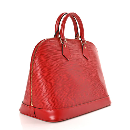 Louis Vuitton Epi Alma PM Castillan Red 3 of 8