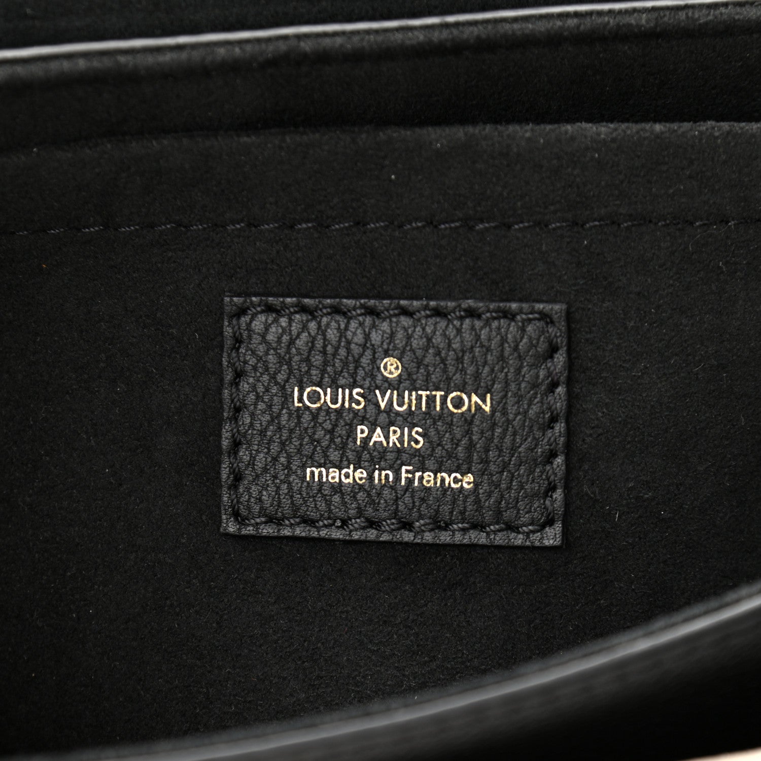Louis Vuitton Grained Calfskin Lockme Tender Black 6 of 12