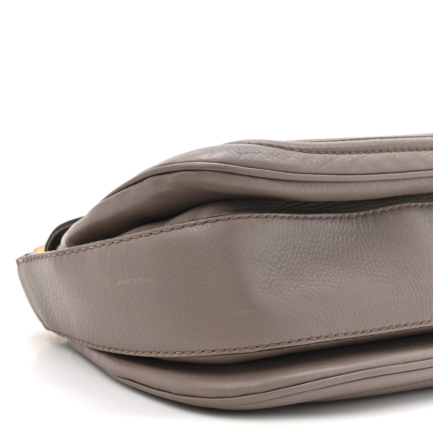 Calfskin Medium New Bamboo Top Handle Bag Mauve