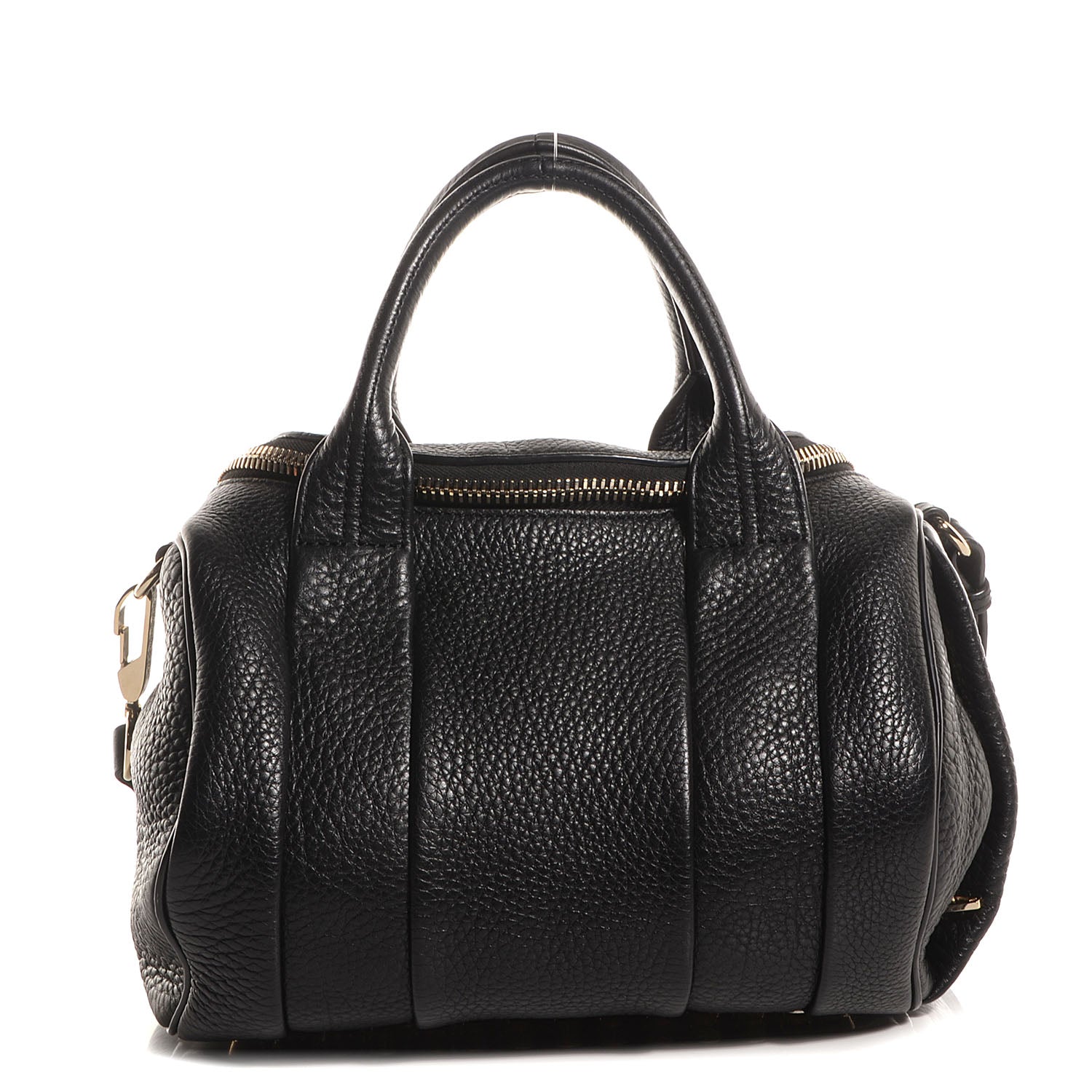 Alexander Wang Pebbled Leather Rockie Black w Pale Gold Hardware 1 of 6