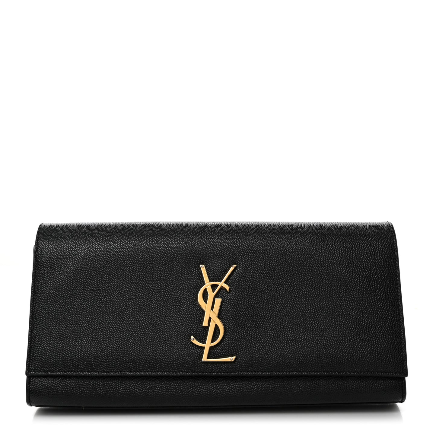 Grain De Poudre Monogram Cassandre Clutch Black