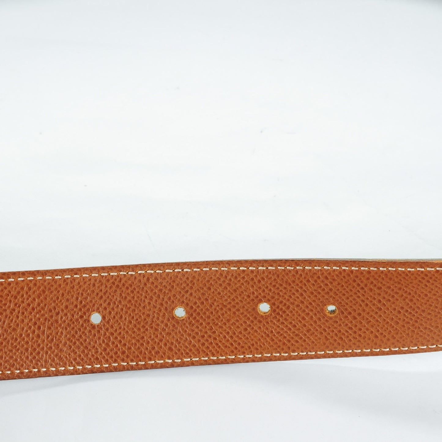 Box Courchevel 32mm H Belt 75 Black Gold