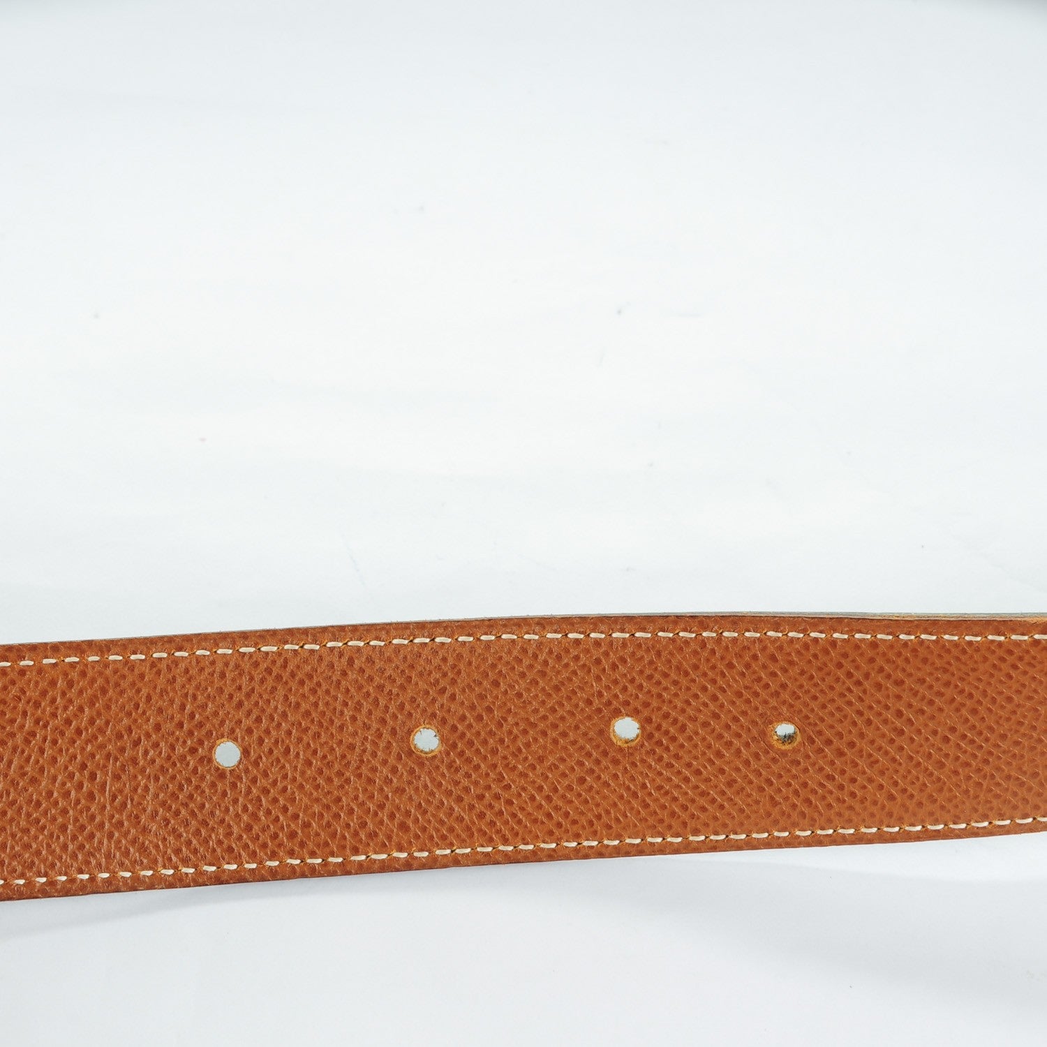 Hermes Box Courchevel 32mm H Belt 75 Black Gold 4 of 6