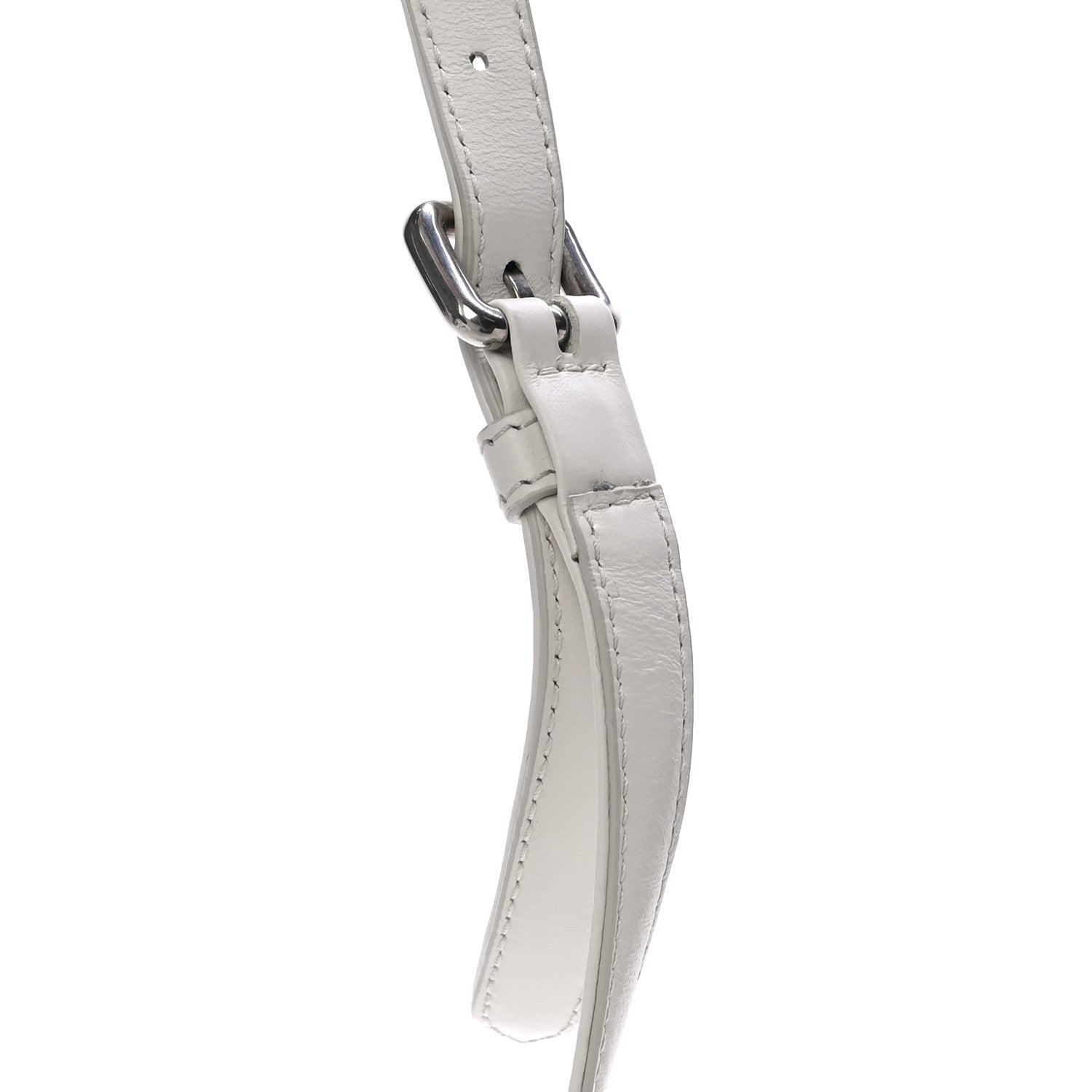 Prada Soft Calfskin Diagramme Crossbody Bag White 11 of 11