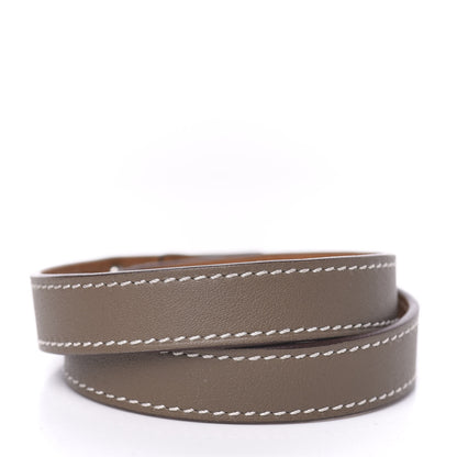Hermes Swift Kelly Double Tour Bracelet Etoupe 3 of 6