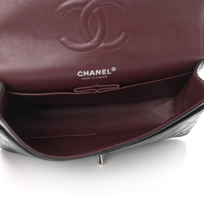 Chanel Lambskin Quilted Medium Double Flap Black 7 of 12