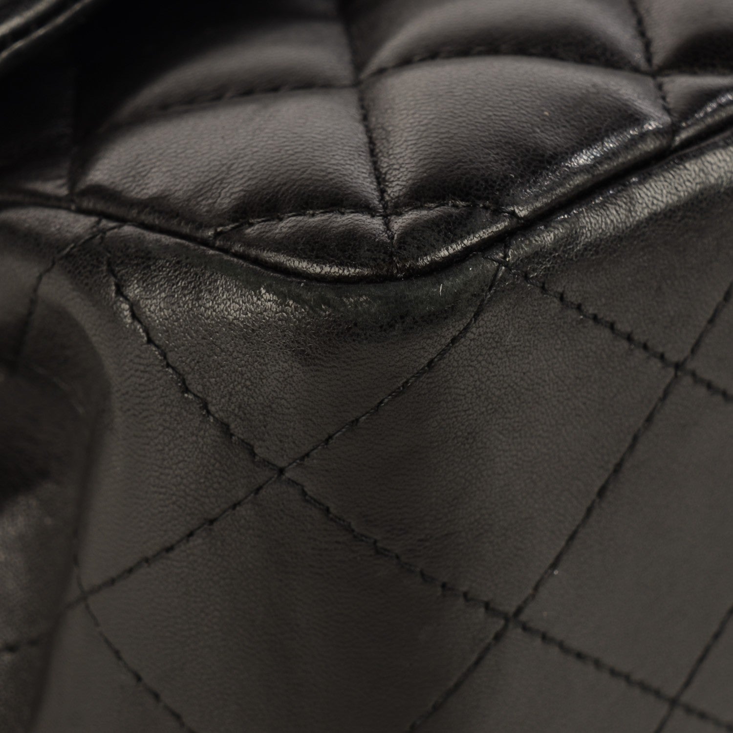 Chanel Lambskin Quilted Jumbo Single Flap Black 4 of 21