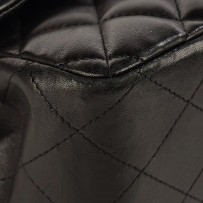 Chanel Lambskin Quilted Jumbo Single Flap Black 4 of 21