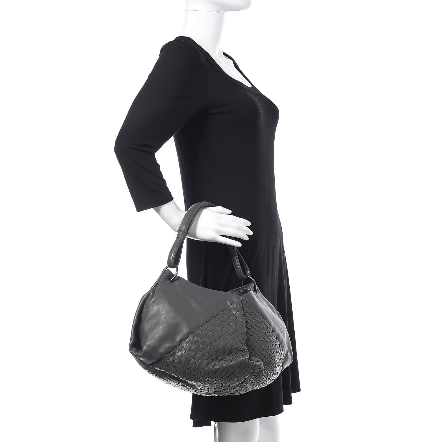 Bottega Veneta Nappa Intrecciato Aquilone Fortune Cookie Hobo Matita 2 of 12