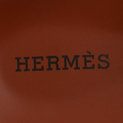 Hermes Suede Goatskin Womens Chypre Sandals 38.5 Marron Muscovado 8 of 10