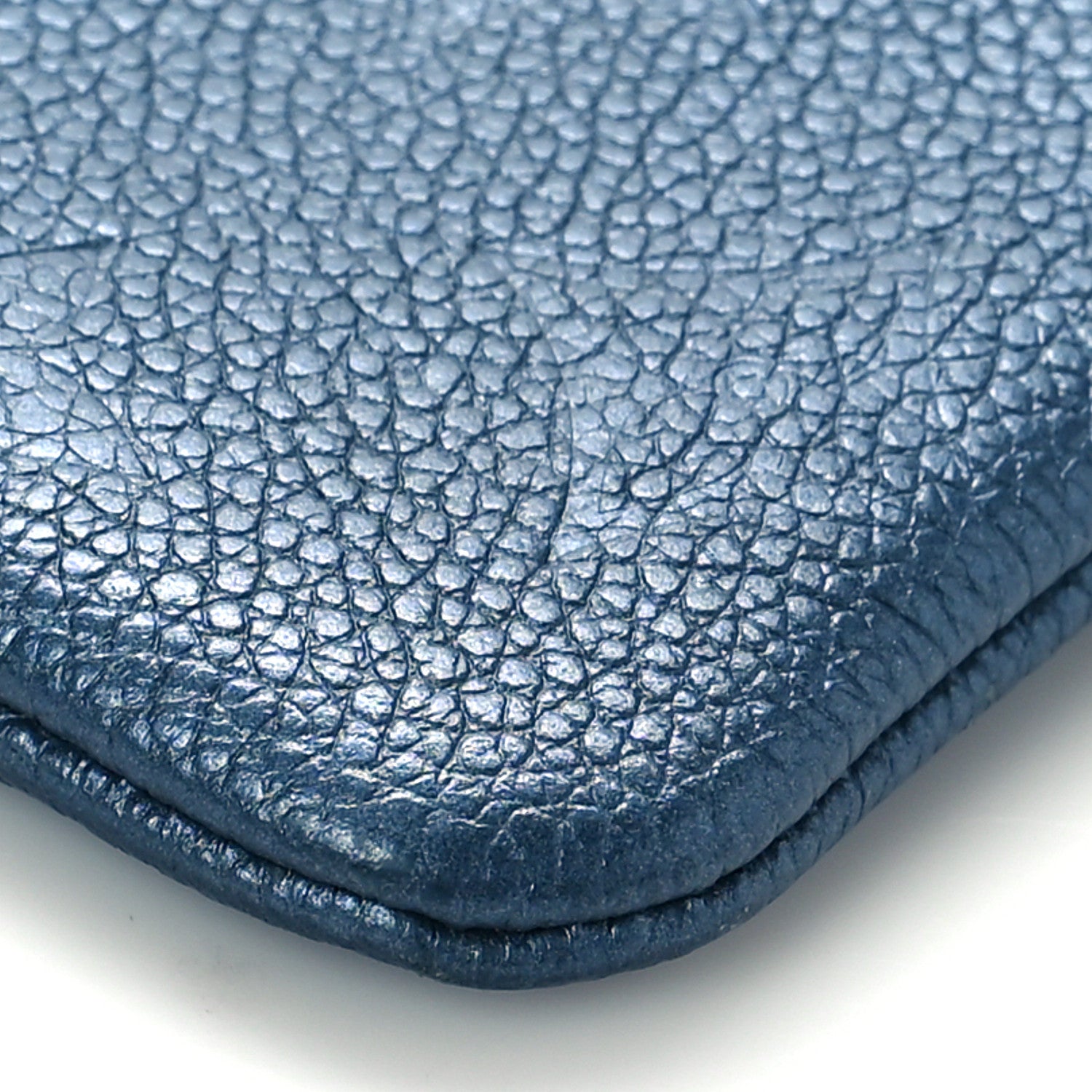 Louis Vuitton Metallic Empreinte Monogram Giant Key Pouch Navy Nacre 8 of 8