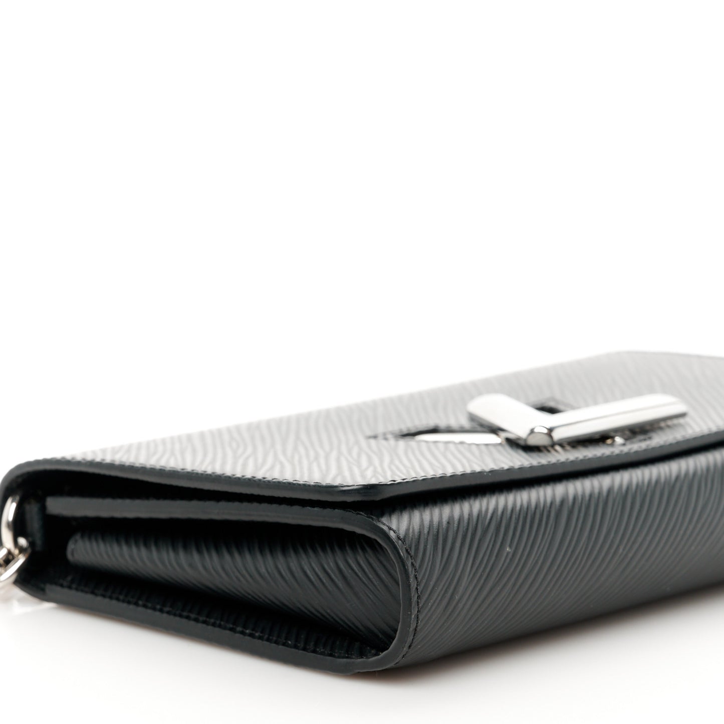 Epi Twist Chain Wallet Black