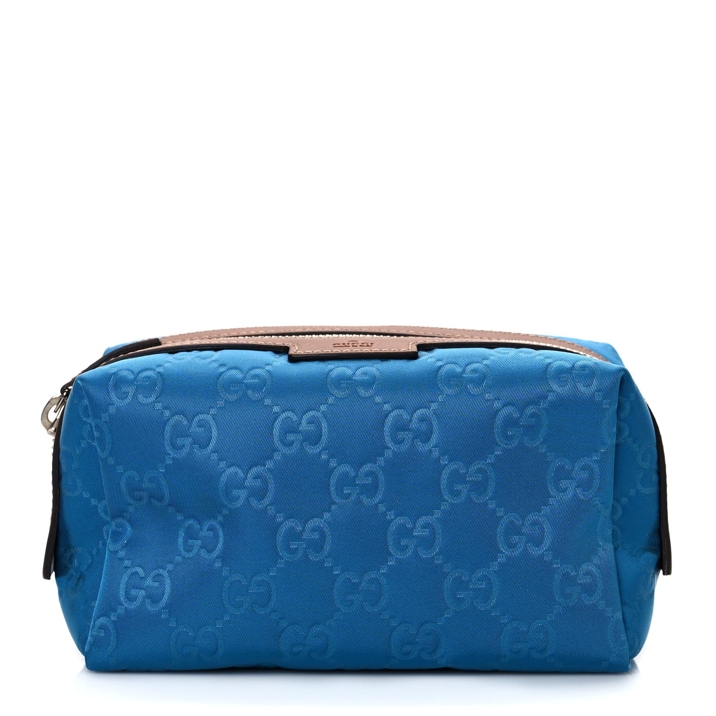 Nylon Monogram Small Cosmetic Case Blue