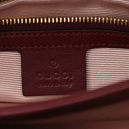 Gucci Vitello Palmellato Lux Small Arli Flap Shoulder Bag Vintage Bordeaux 7 of 14