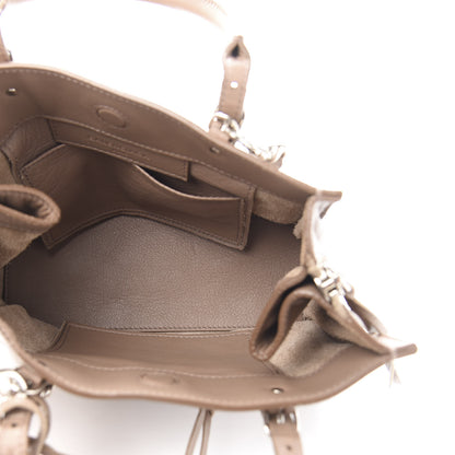 Balenciaga Calfskin Papier Mini A4 Zip Around Tote Beige Sable 6 of 12