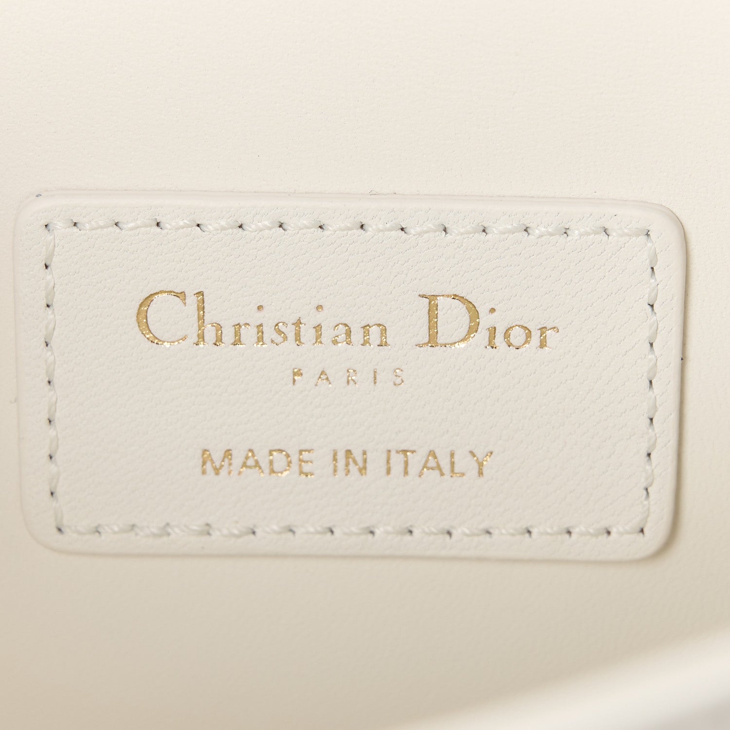 Christian Dior Lambskin Cannage My Dior Top Handle Bag White 6 of 11