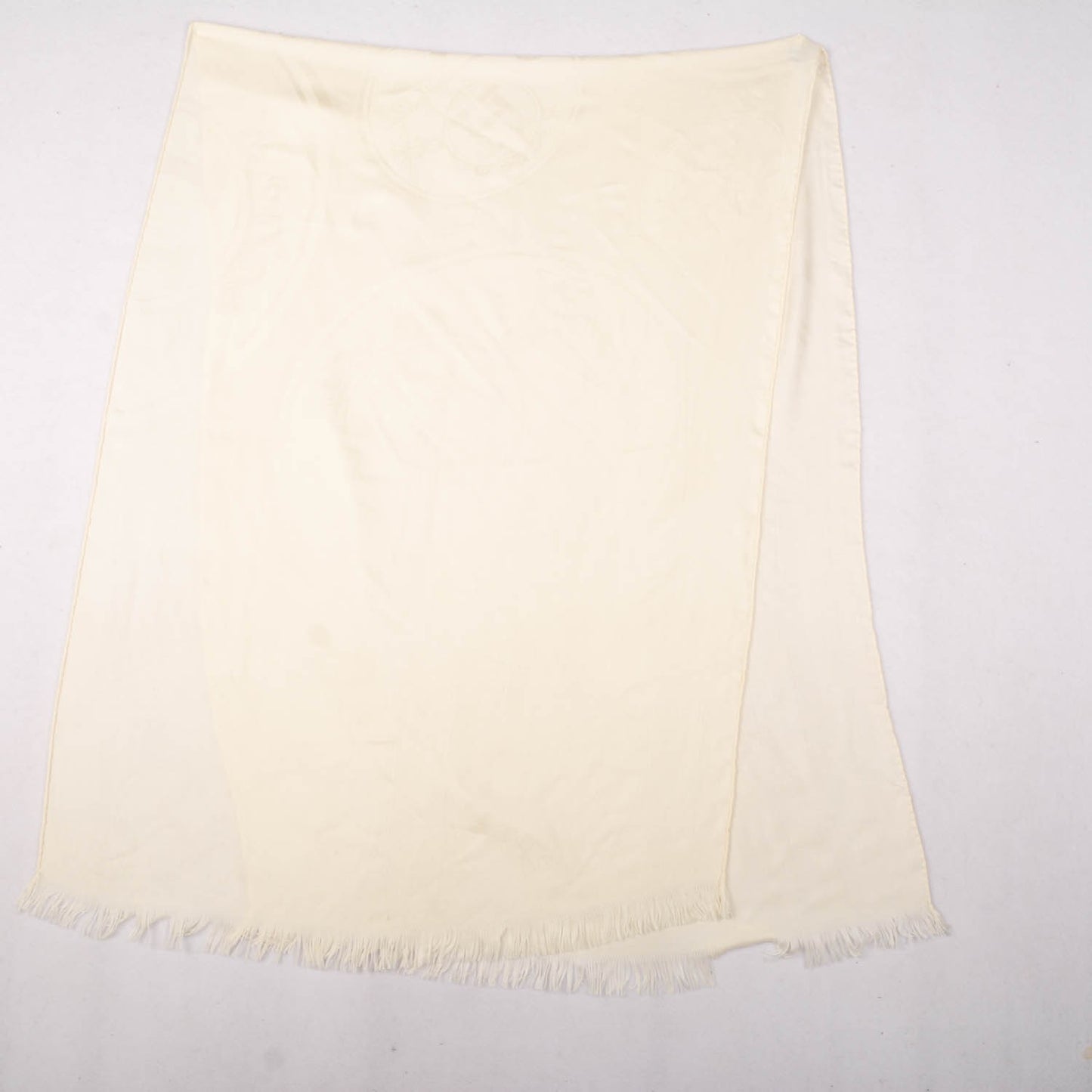 Cashmere Silk New Libris Stole Ivory