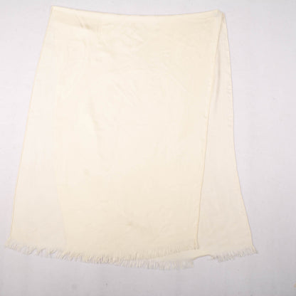 Hermes Cashmere Silk New Libris Stole Ivory 3 of 5