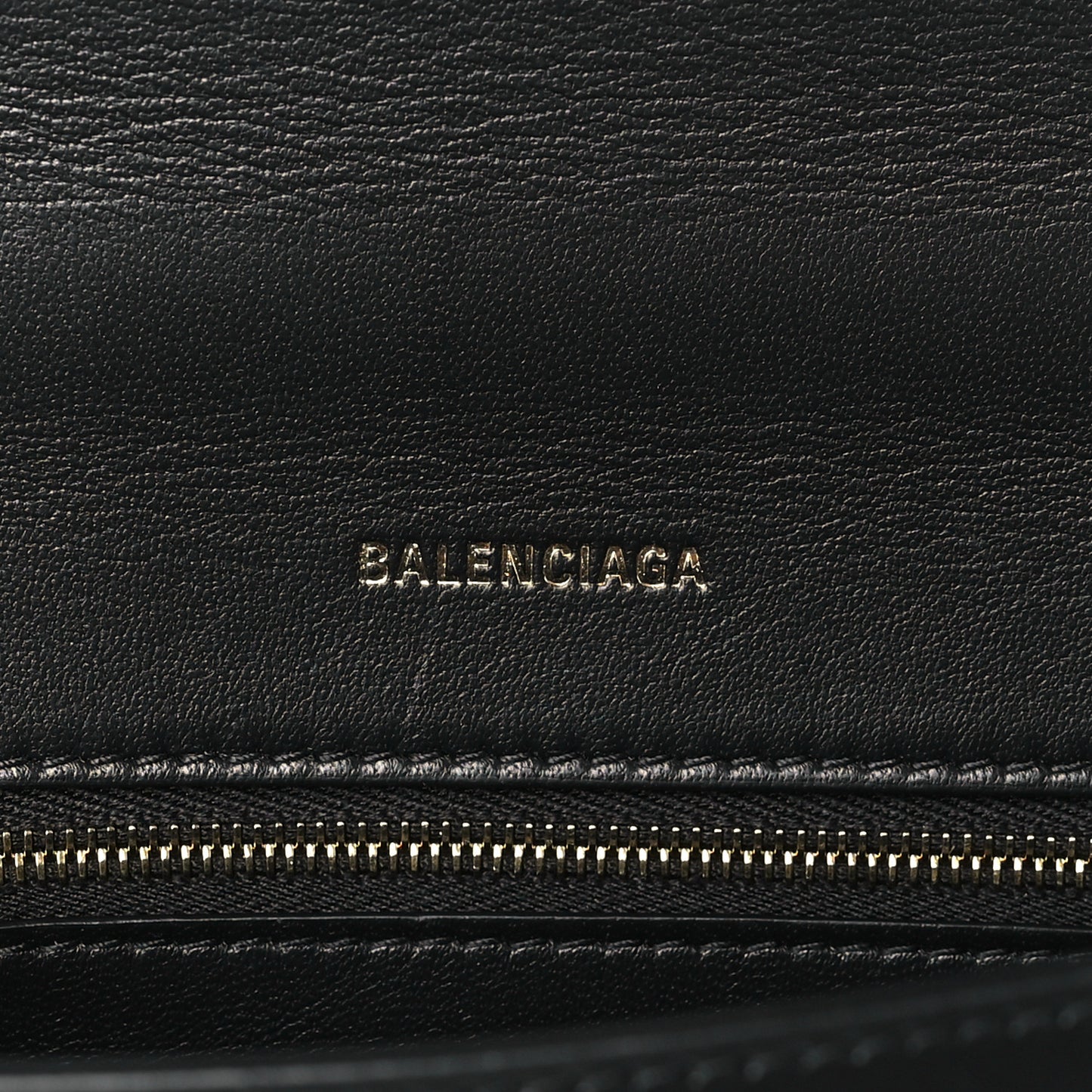 Shiny Box Calfskin Small Hourglass Top Handle Bag Black