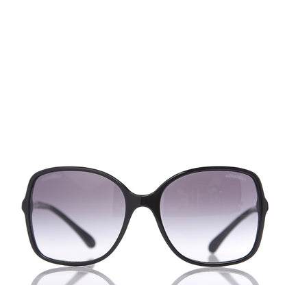 Chanel Lambskin Square Chain Sunglasses 5210-Q Black 4 of 8