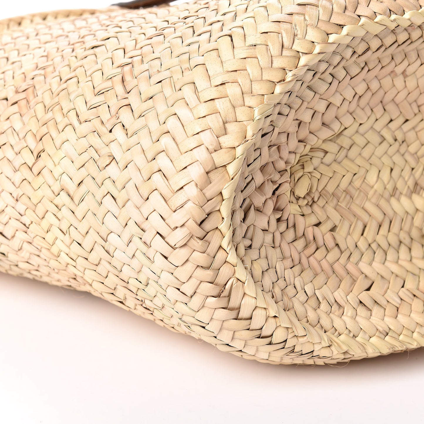 Raffia Basket Tote Bag Natural Tan