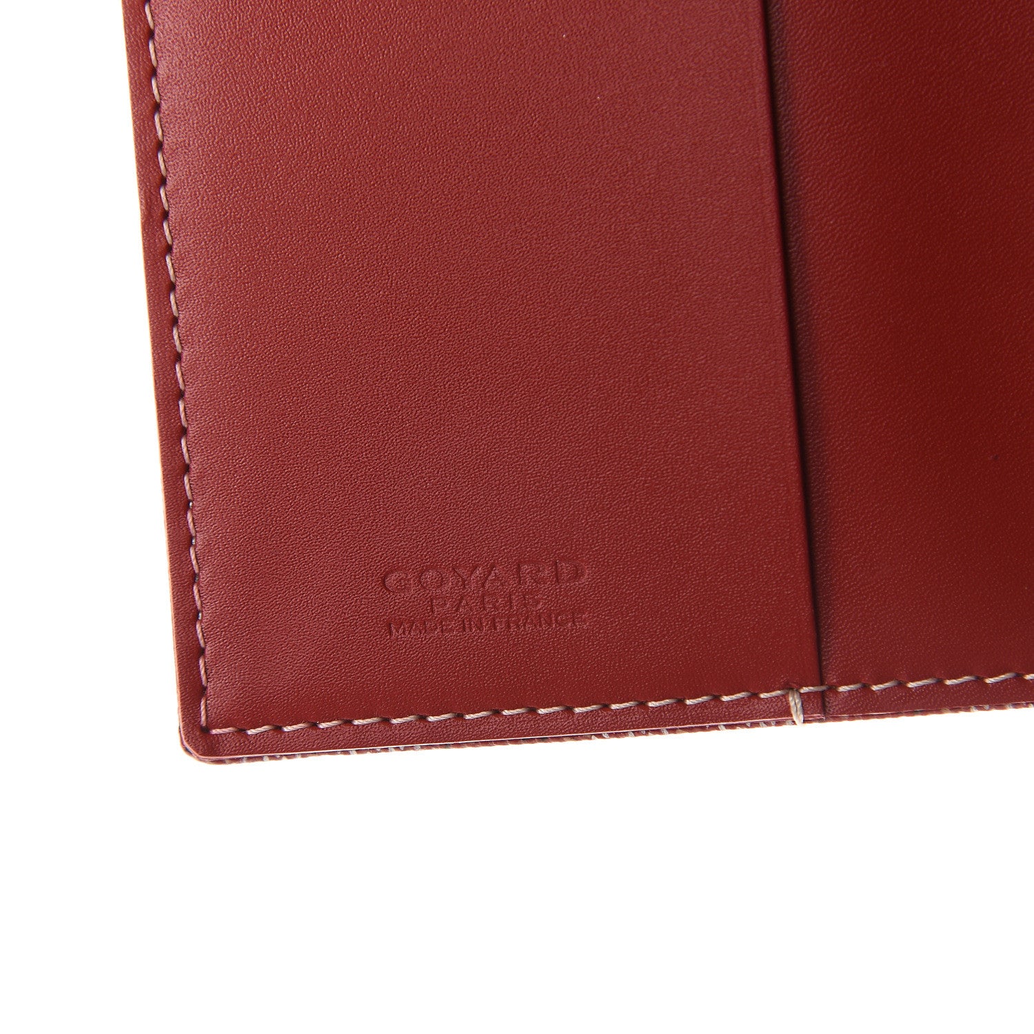 Goyard Goyardine Passport Wallet Red 5 of 5