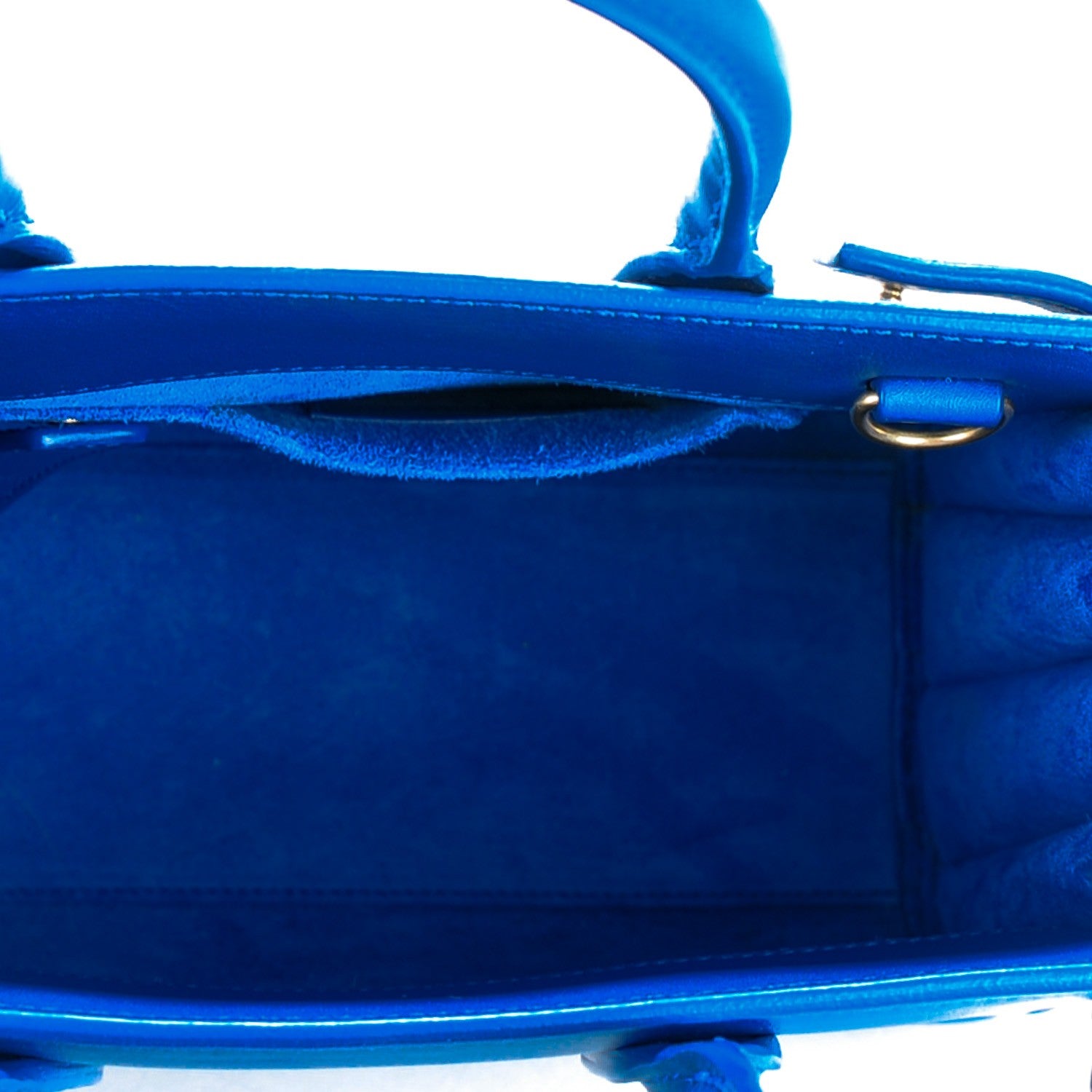 Saint Laurent Calfskin Nano Sac De Jour Royal Blue 7 of 7
