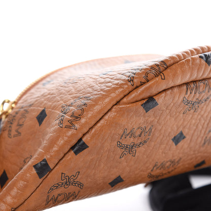 MCM Visetos Stark Belt Bag Cognac 7 of 8