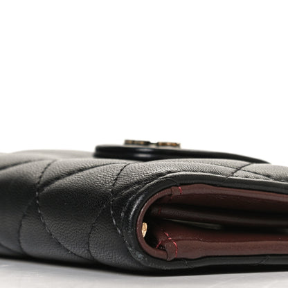 Chanel Lambskin Quilted Small Classic Wallet Black 8 of 8
