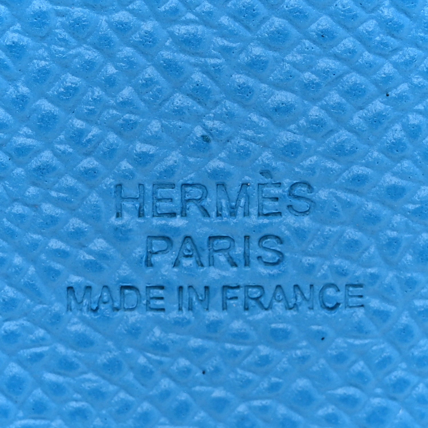 Hermes Epsom Tarmac Dot PM Passport Holder Bleu Zanzibar Rouge H 7 of 10