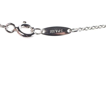 Tiffany Sterling Silver Diamond .10ct Elsa Peretti Diamonds by the Yard Pendant Necklace 8 of 9