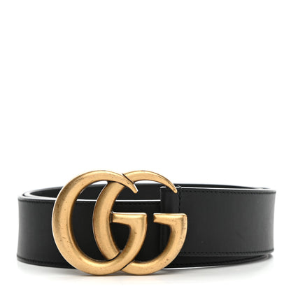 Gucci Calfskin Double G 40mm Belt 80 32 Black 1 of 8