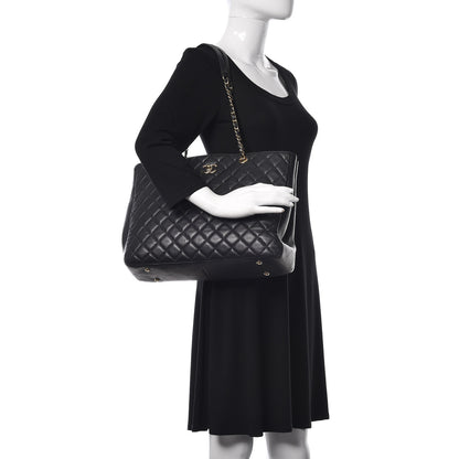 Chanel Calfskin Quilted Timeless Tote Black 2 of 12