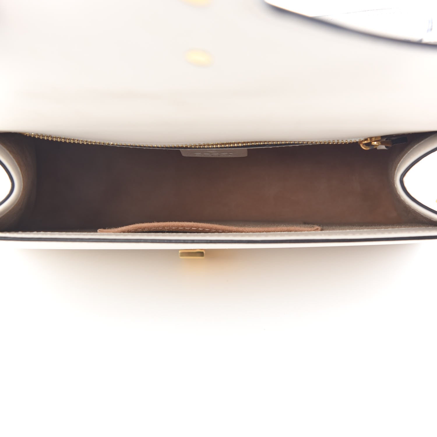 Gucci Calfskin Small Sylvie Shoulder Bag Off White 6 of 10