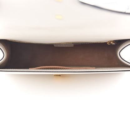 Gucci Calfskin Small Sylvie Shoulder Bag Off White 6 of 10