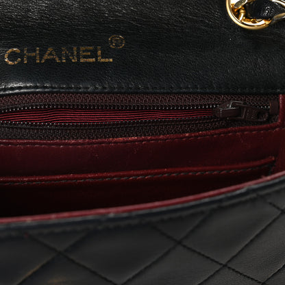 Chanel Lambskin Quilted Mini Square Flap Black 12 of 12
