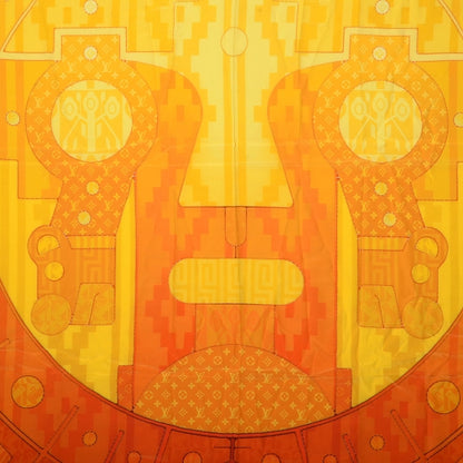 Louis Vuitton Silk Sun Giant Square Scarf 1 of 7
