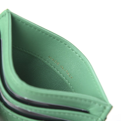 Chanel Lambskin Quilted Card Holder Green 6 of 7