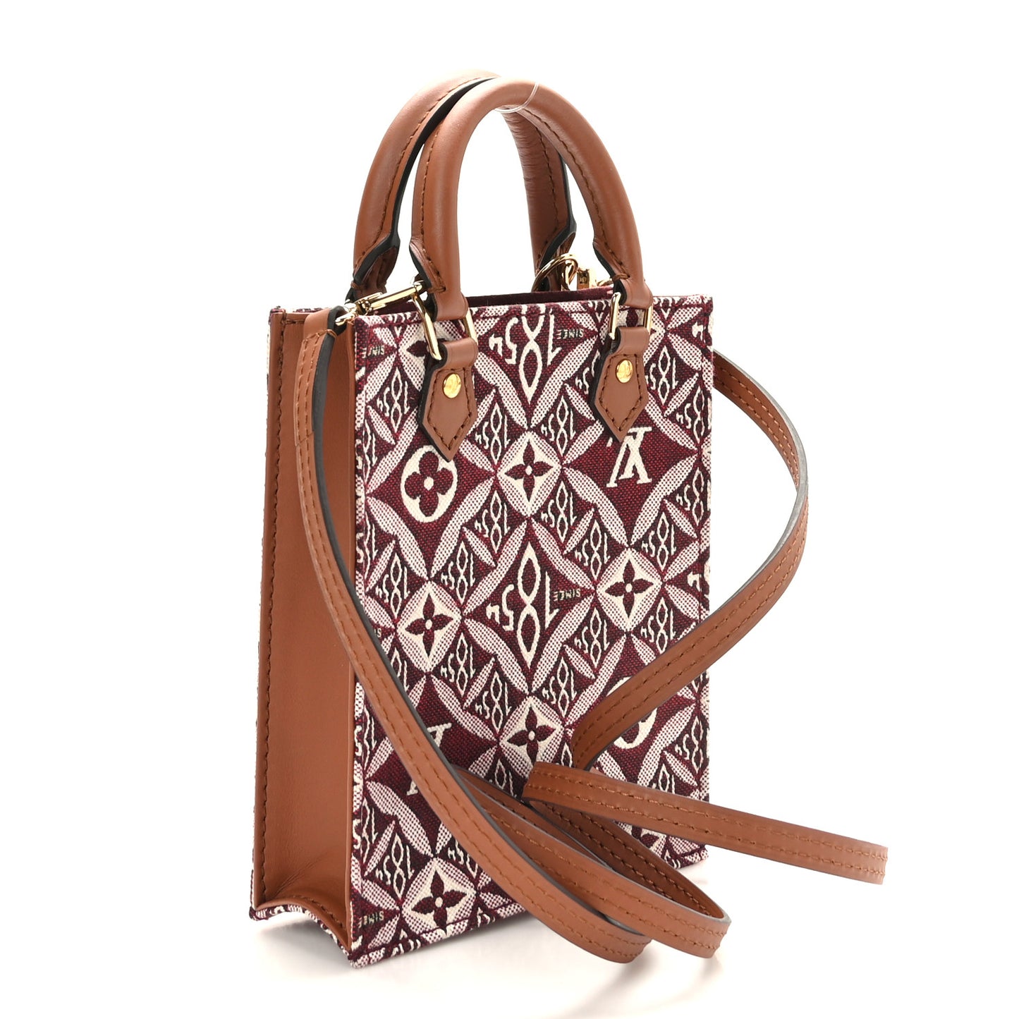 Jacquard Since 1854 Petit Sac Plat Bordeaux