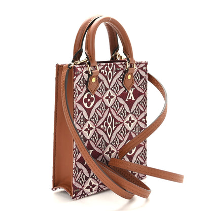 Louis Vuitton Jacquard Since 1854 Petit Sac Plat Bordeaux 3 of 8
