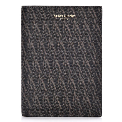 Saint Laurent Toile Monogram Passport Holder 1 of 7