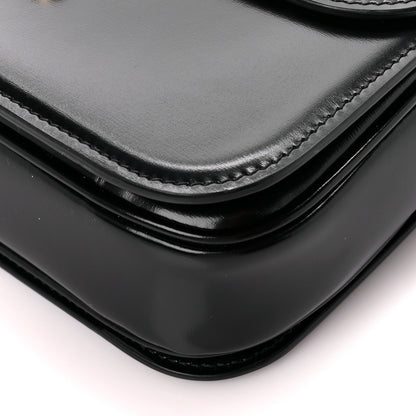 Celine Shiny Calfskin Medium Triomphe Black 10 of 10