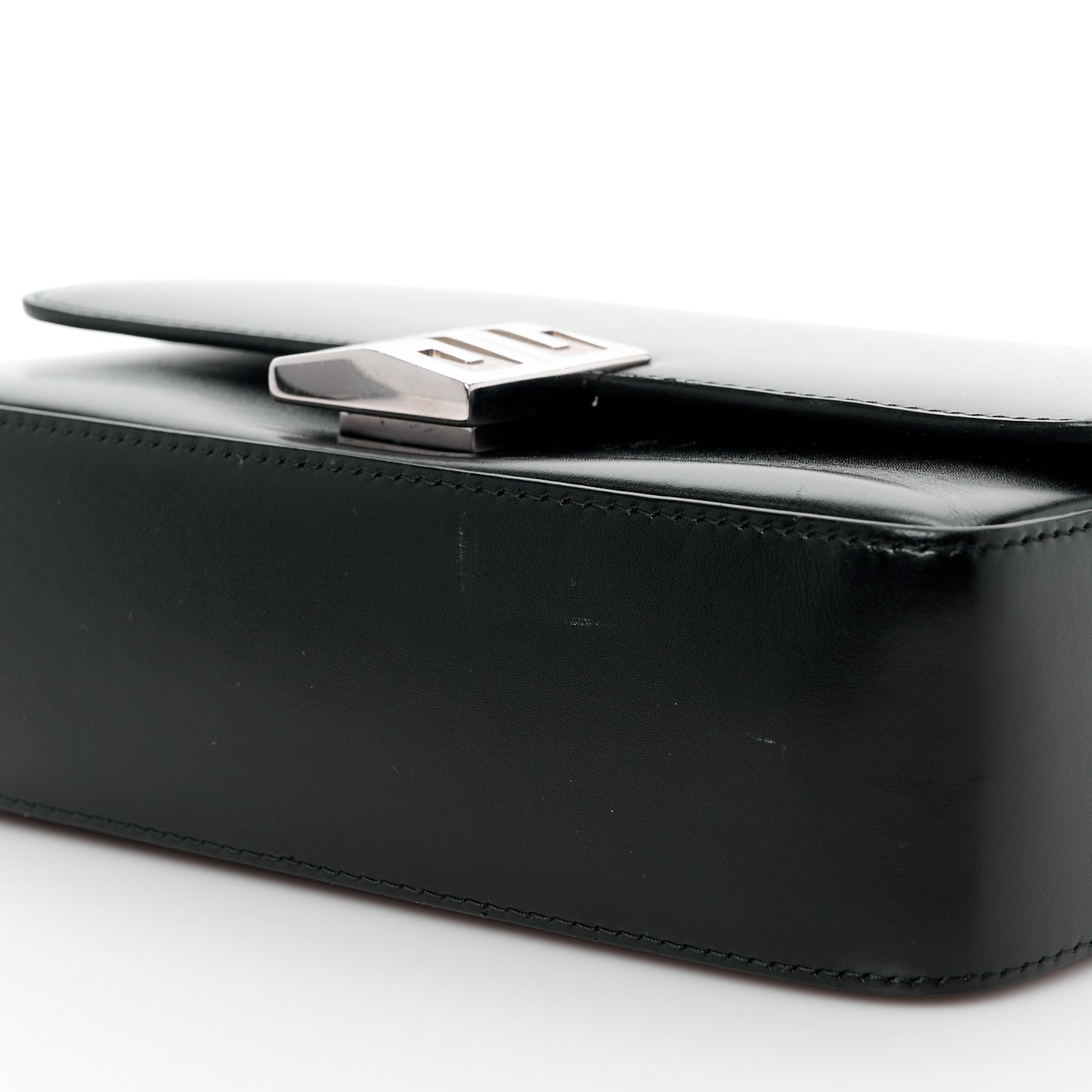 Box Calfskin Medium 4G Cube Chain Shoulder Bag Black