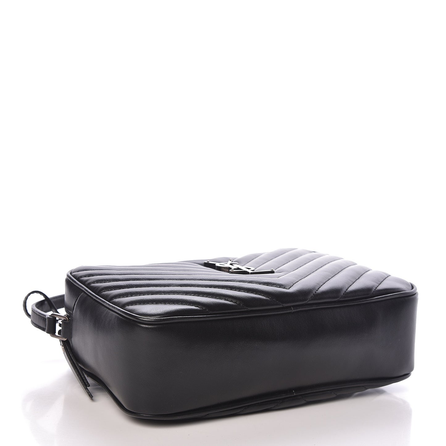 Calfskin Matelasse Monogram Lou Camera Bag Black