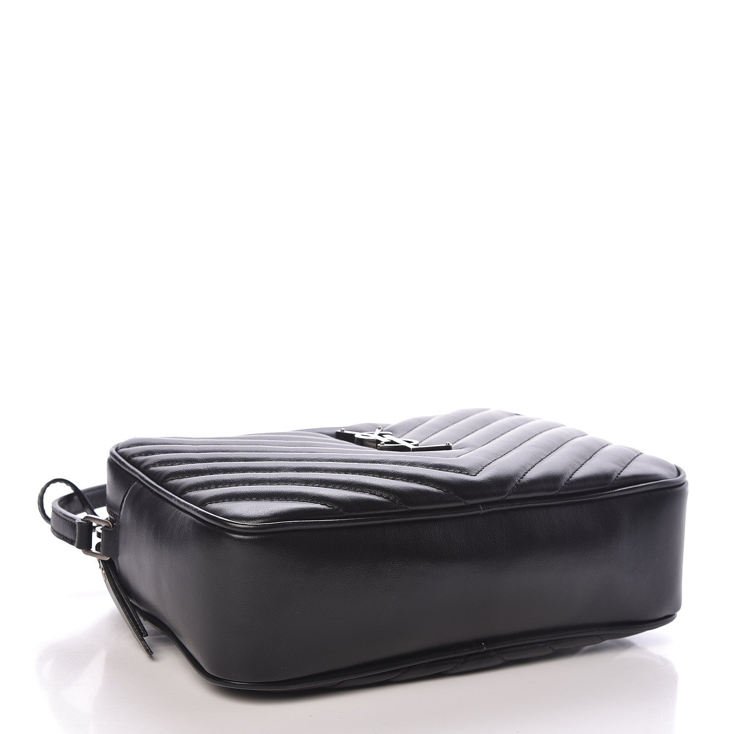 Saint Laurent Calfskin Matelasse Monogram Lou Camera Bag Black 4 of 10