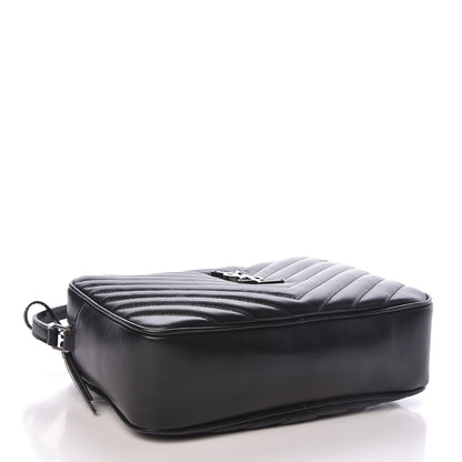 Saint Laurent Calfskin Matelasse Monogram Lou Camera Bag Black 4 of 10