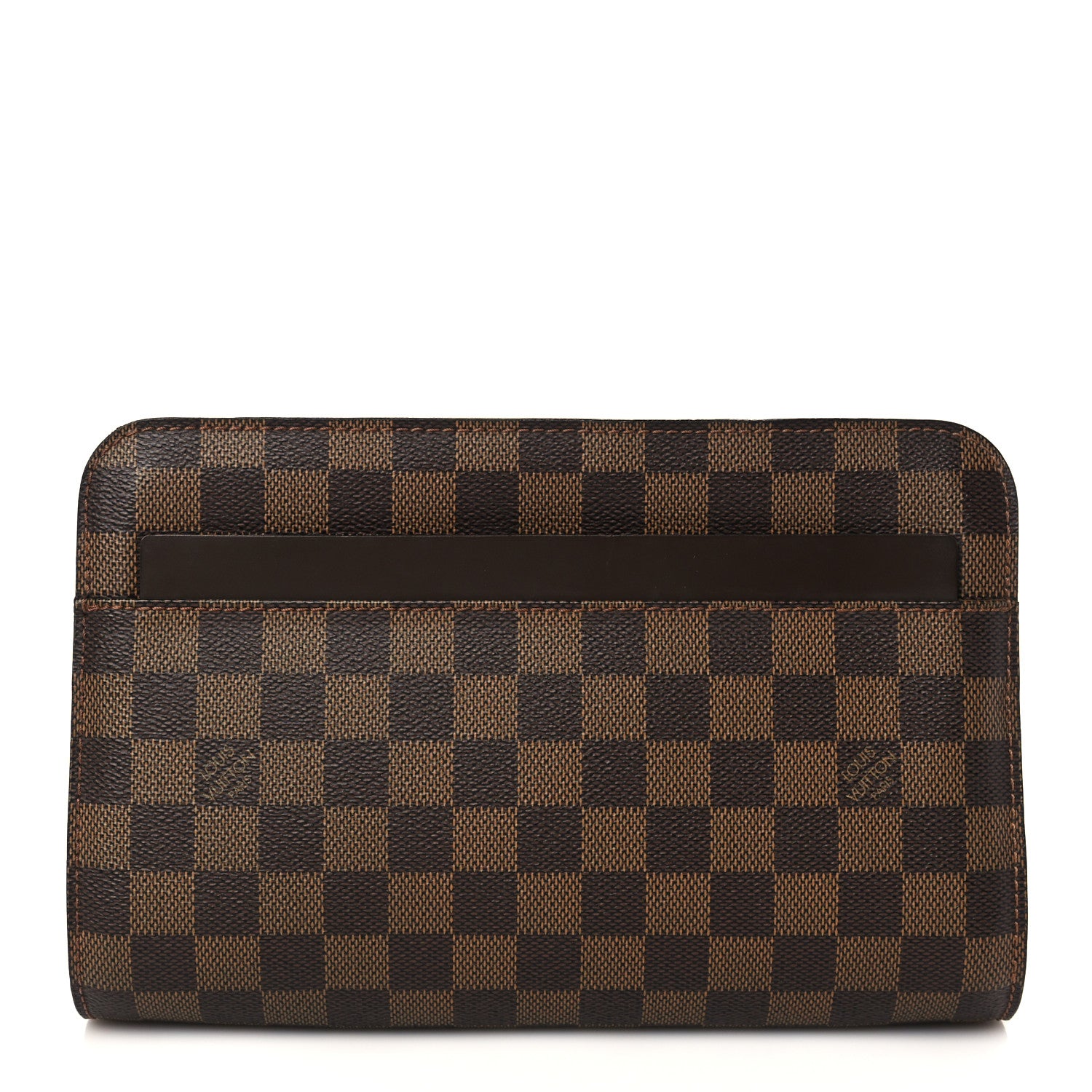Louis Vuitton Damier Ebene Pochette Saint Louis Clutch 1 of 8