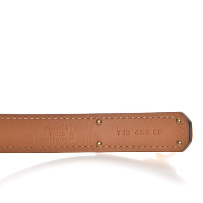 Hermes Epsom Kelly Belt Rouge Casaque 4 of 4